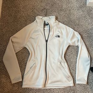 North Face gray silver jacket
